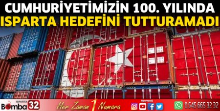 Isparta hedefini tutturamadı