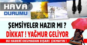 ISPARTA İÇİN BİR HAFTALIK HAVA DURUMU 