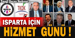 Isparta İçin Hizmet Günü