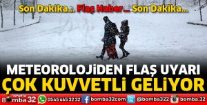 ISPARTA İÇİN KUVVETLİ KAR YAĞIŞI UYARISI