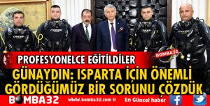 ISPARTA İÇİN ÖNEMLİ GÖRDÜĞÜMÜZ BİR SORUNU ÇÖZDÜK