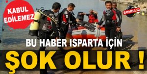 Isparta İçin Şok Şok!