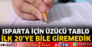 Isparta için üzücü tablo