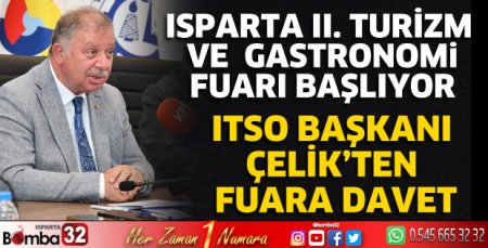 Isparta II. Turizm ve Gastronomi fuarı başlıyor