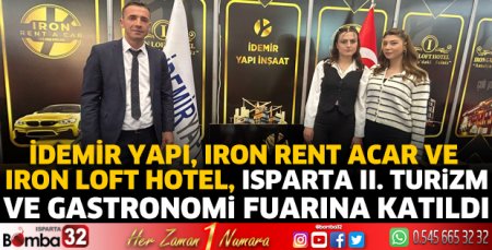 Isparta II. Turizm ve Gastronomi Fuarına katıldılar