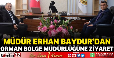 Isparta İl Milli Eğitim Müdüründen OBM'ye ziyaret