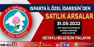 Isparta İl Özel İdaresin’den satılık arsalar 