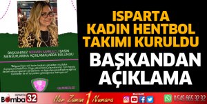 Isparta Kadın Hentbol Takımı kuruldu