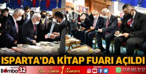 ISPARTA KİTAP FUARI AÇILDI