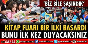 ISPARTA KİTAP FUARI BİR İLKİ BAŞARDI