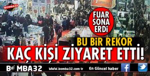 ISPARTA KİTAP FUARI'NI KAÇ KİŞİ ZİYARET ETTİ?