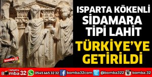 ISPARTA KÖKENLİ SİDAMARA TİPİ LAHİT TÜRKİYE'DE
