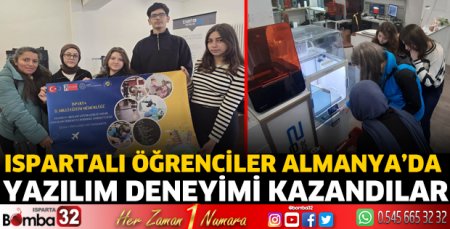 Isparta Meslek Lisesi Öğrencileri Almanya'da 