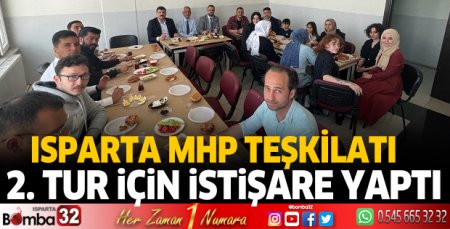 Isparta MHP teşkilatı bir araya geldi