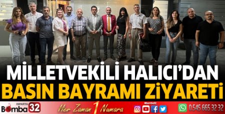 Isparta Milletvekili Yalım Halıcı Basın Bayramını kutladı  