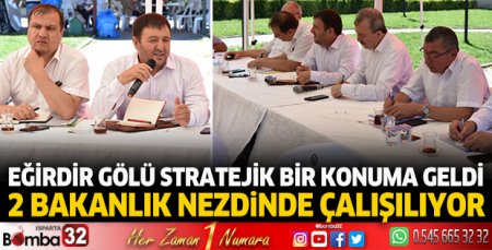 Isparta Milletvekilleri Eğirdir’e gelerek sorunları dinledi
