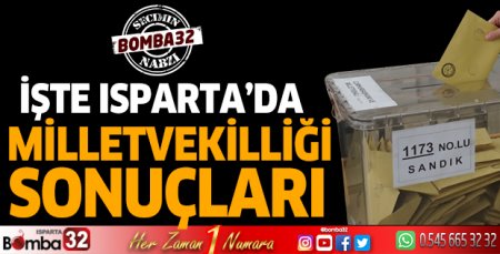 Isparta Milletvekilliği Seçimleri (Güncellenecektir) 