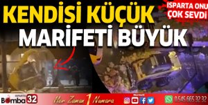 Isparta mini kepçeyi çok sevdi