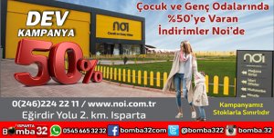 ISPARTA NOİ'DEN DEV KAMPANYA