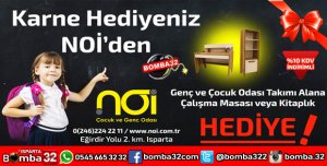ISPARTA NOİ'DEN KARNE KAMPANYASI