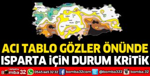 Isparta olağanüstü kurak bir dönemden geçiyor