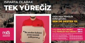 Isparta olarak tek yürek olacağız