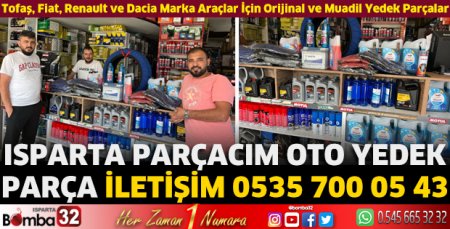 Isparta Parçacım Oto Yedek Parça 'da orijinal ve muadil yedek parçalar