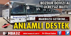 ISPARTA PETROL TURİZM'DEN ANLAMLI DESTEK
