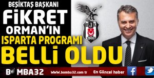 ISPARTA  PROGRAMI NETLEŞTİ.