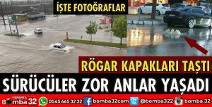ISPARTA SAĞANAK YAĞIŞA TESLİM OLDU