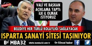 ISPARTA SANAYİ SİTESİ TAŞINACAK