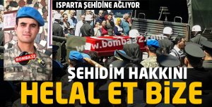 ISPARTA ŞEHİDİNİ UĞURLUYOR FOTO GALERİ 