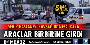 ISPARTA ŞEHİR HASTANESİ KAVŞAĞINDA FECİ KAZA