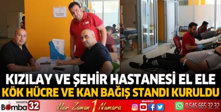Isparta Şehir Hastanesi ve Kızılay el ele