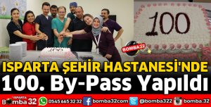 ISPARTA ŞEHİR HASTANESİ'NDE 100 BY PASS AMELİYATI YAPILDI