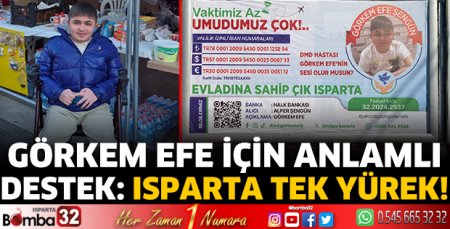 Isparta tek yürek!