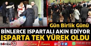 Isparta Tek Yürek Oldu