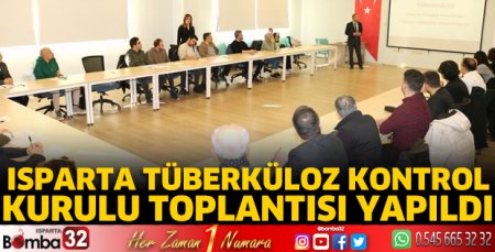 Isparta Tüberküloz Kontrol Kurulu toplantısı yapıldı