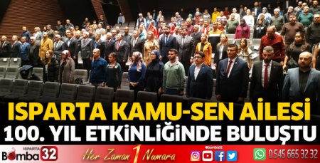 Isparta Türkiye Kamu-Sen ailesi buluştu