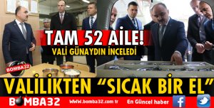 Isparta Valiliği’nden “ Sıcak Bir El”