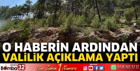 Isparta Valiliği'nden açıklama geldi 