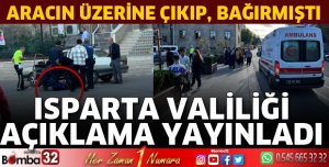 Isparta Valiliğinden açıklama geldi