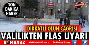 ISPARTA VALİLİĞİNDEN UYARI