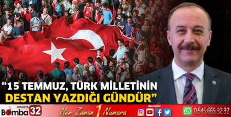 Isparta Valisi Abdullah Erin’den 15 Temmuz mesajı
