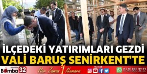 Isparta Valisi Aydın Baruş Senirkent'te