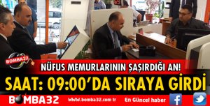 ISPARTA VALİSİ GÜNAYDIN ÇİPLİ KİMLİK BAŞVURUSUNDA BULUNDU