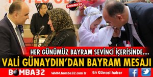 ISPARTA VALİSİ ŞEHMUS GÜNAYDIN’IN KURBAN BAYRAMI MESAJI