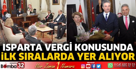 Isparta vergi konusunda ilk sıralarda yer alıyor