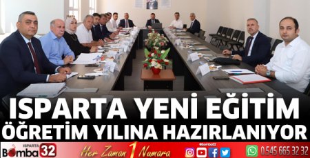 Isparta yeni eğitim öğretim yılına hazırlanıyor