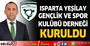 Isparta Yeşilay Gençlik Ve Spor Kulübü Derneği Kuruldu
